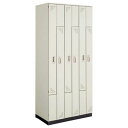コクヨ KOKUYO ペアフォートロッカー 6人用 シリンダー錠 扉W300 W900×D515×H2000mm FLK-630□NN 【送料無料】