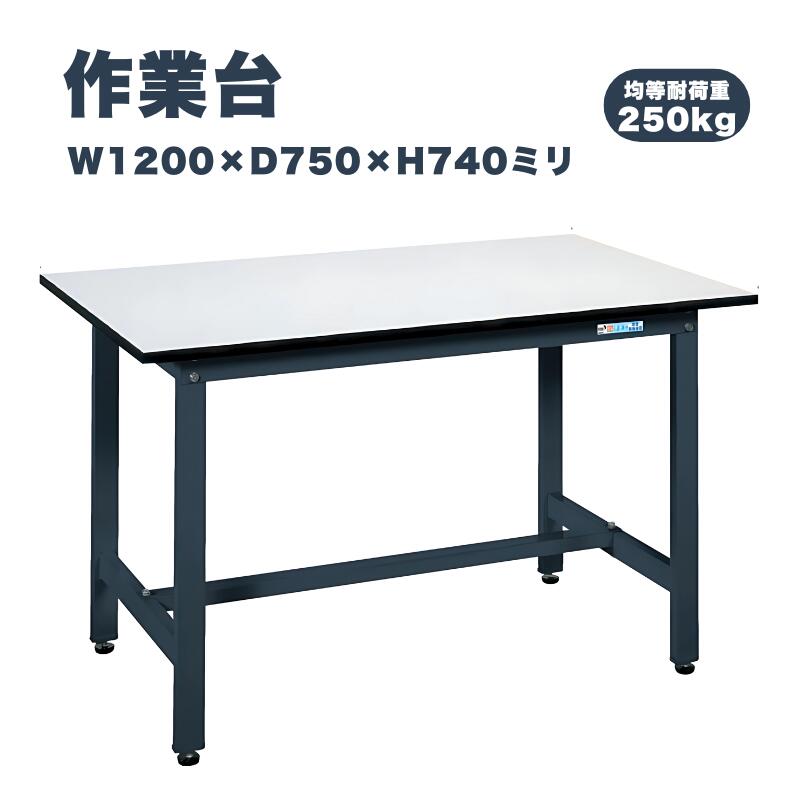 Rakuten - サカエ SAKAE 作業台 SELタイプ キャスターなし 均等耐荷重250kg W1200×D750×H740mm SEL-1275P 【組立式】