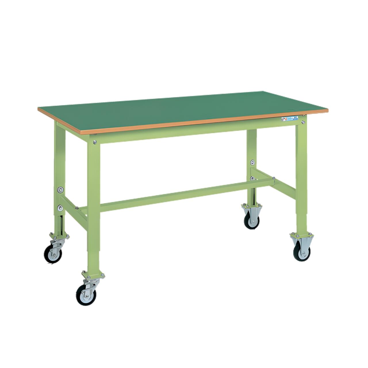 サカエ SAKAE 軽量高さ調整作業台 TKKタイプ キャスター付き 均等耐荷重200kg W1500×D750×H725～925mm TKK6-157FC