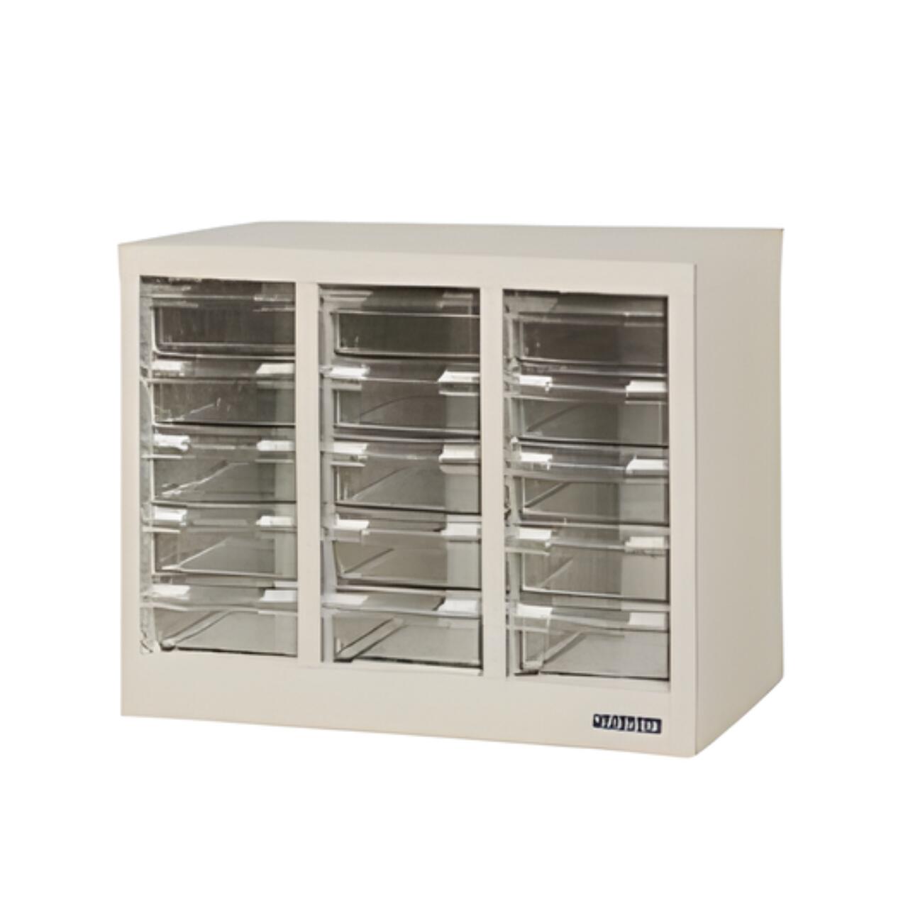 パーツケース パーツキャビネット 3列5段 W363×D240×H292ミリ 8011-1200