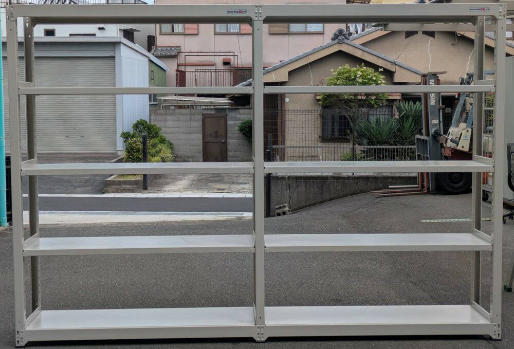 乐天商城 - 【中古】 ボルトレスラック 中量棚 三進金属工業 H2110,W3055,D471ミリ 天地5段