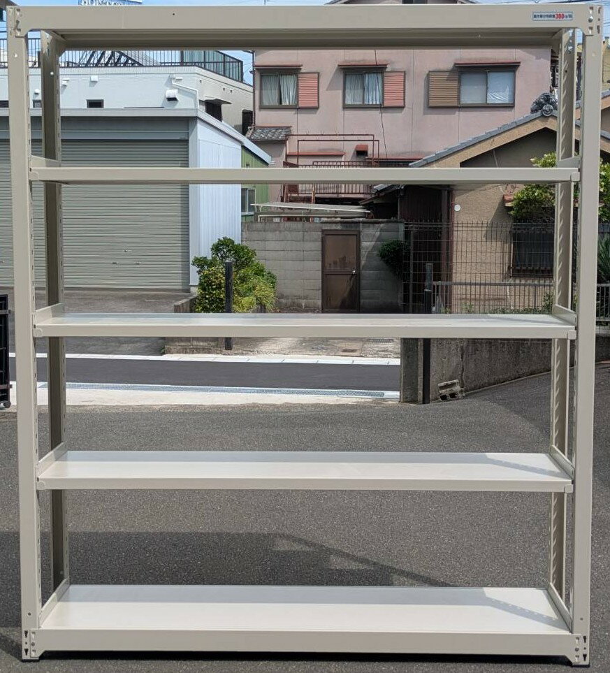 乐天商城 - 【中古】 ボルトレスラック 中量棚 三進金属工業 H2110,W1855,D471ミリ 天地5段