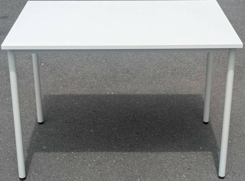 Rakuten - 【中古】 オフィスコム　ミーティングテーブル W1000,D700,H700ミリ ホワイト　（ワークテーブル）