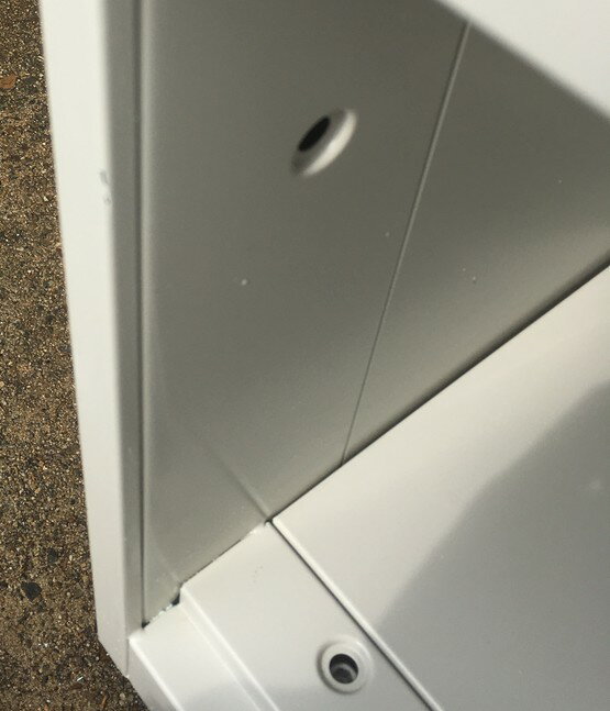 【中古】 オカムラ 集中メールボックス樹脂天板付き W800D450,H1200ミリ【送料無料】 [2]