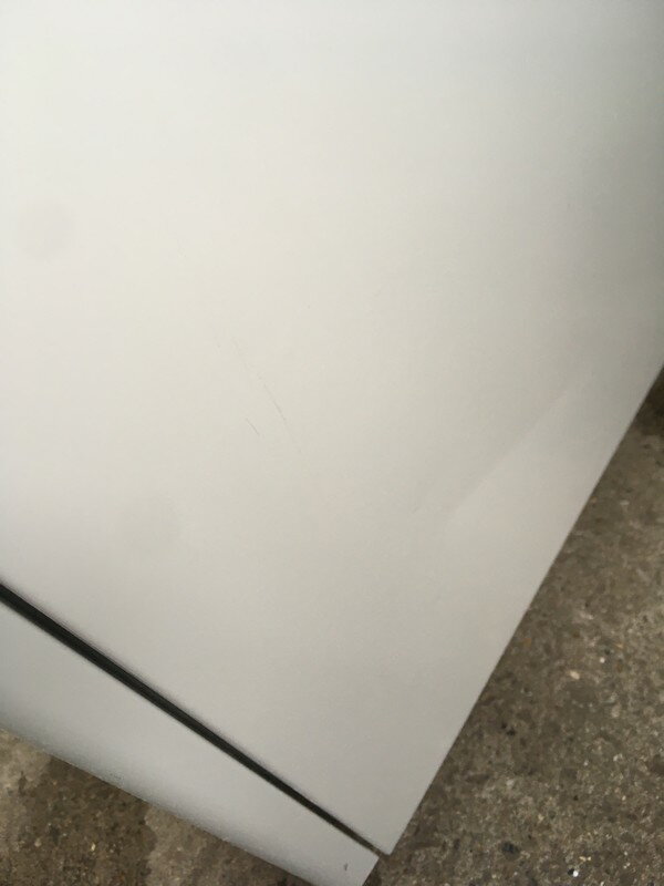 【中古】 プラス 脇デスク W400,D700,H700ミリ(A4ファイルを2段収納可能) 鍵2本付き [2]