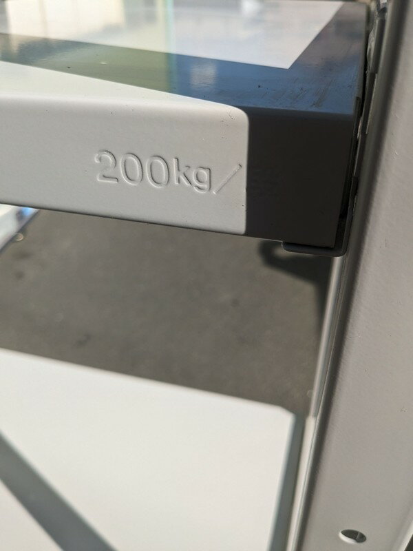 【中古】 イトーキ 軽中量ボルトレスラック H1805,W940,D470ミリ 天地4段耐荷重200kg/段(部材お届け)【個人宅へのお届け不可商品です。】【日曜、祝日、夜間配達不可】 [2]