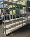 【中古】 三進金属工業 スチールラック(ボルトレスタイプ) H2110,W2625,D445ミリ 天地6段(部材お届け)【夜間や日曜日・祝日の配達はできません。...