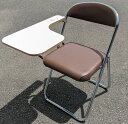 【中古】 コクヨ メモ台付 折りたたみバネイスビニールレザー張り ブラウン