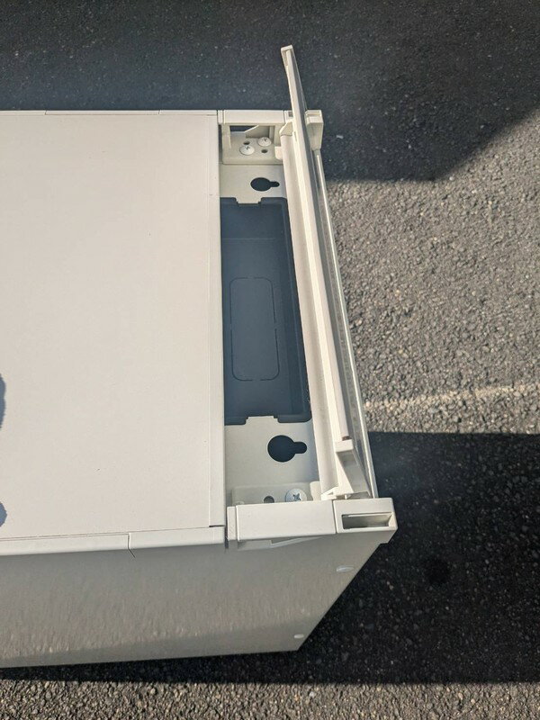 【中古】 プラス 3段脇デスク W400,D700,H720ミリ ホワイト色【中古】【鍵2本付】 [2]