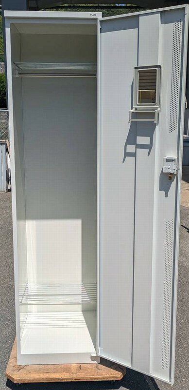 【中古】 プラス 1人用ロッカー ダイヤル錠タイプ (ダイヤル検索キーは付属しません) LZ-1D