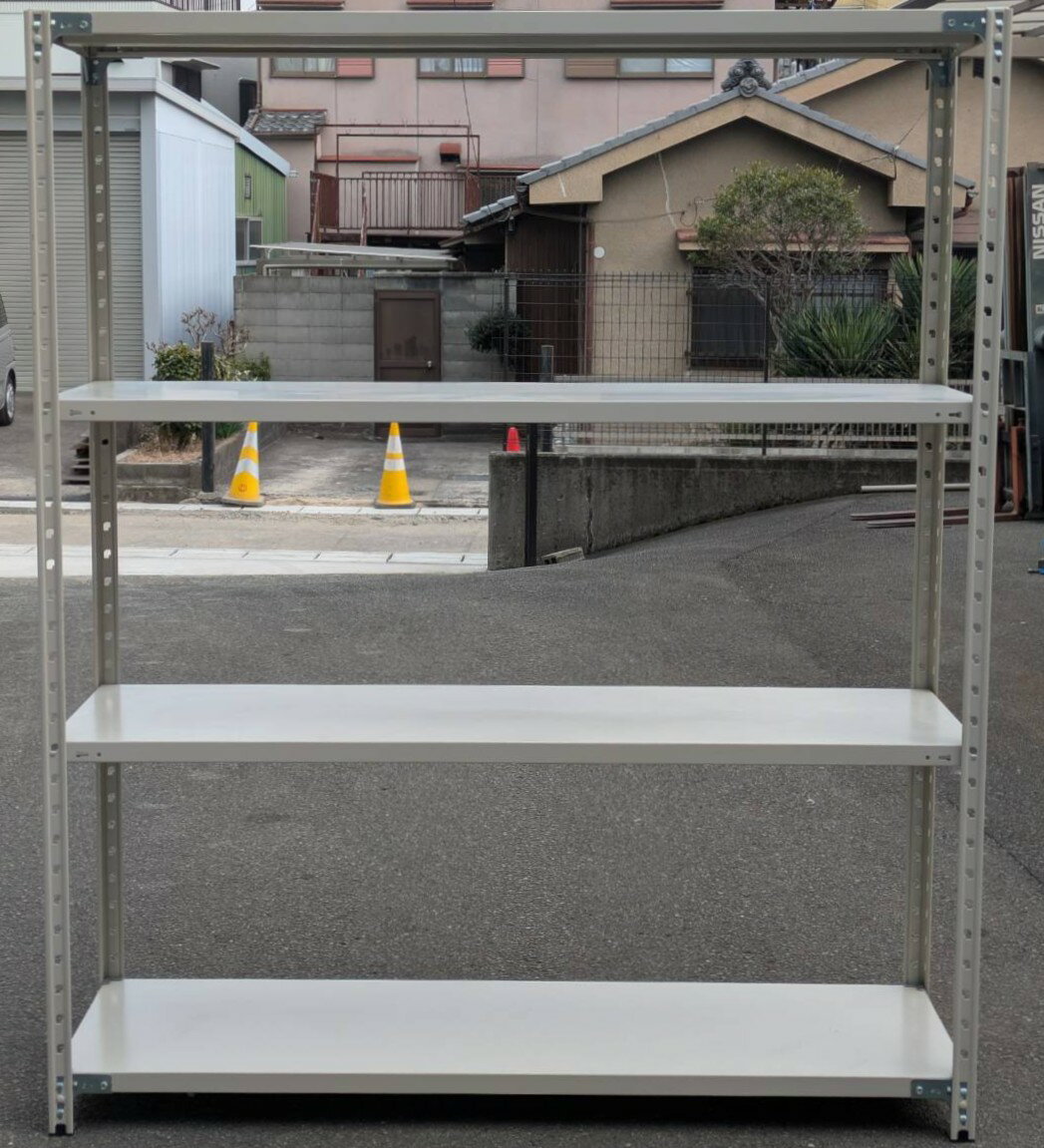 乐天商城 - 【中古】 プラス　KRラックH1810,W1512,D462ミリ　天地4段（部材お届け）【夜間や日曜日・祝日の配達はできません。】【個人宅へのお届け不可商品です。】