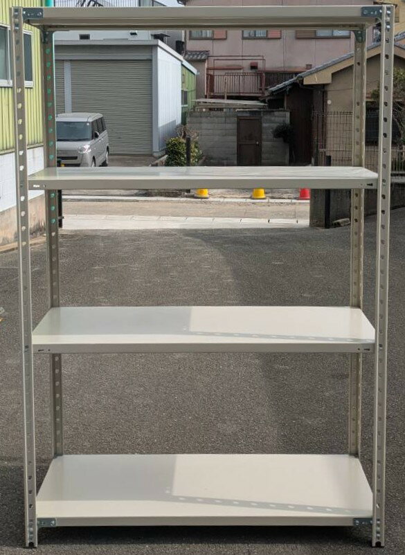 乐天商城 - 【中古】 プラス　KRラックH1810,W1212,D462ミリ　天地4段（部材お届け）【夜間や日曜日・祝日の配達はできません。】【個人宅へのお届け不可商品です。】