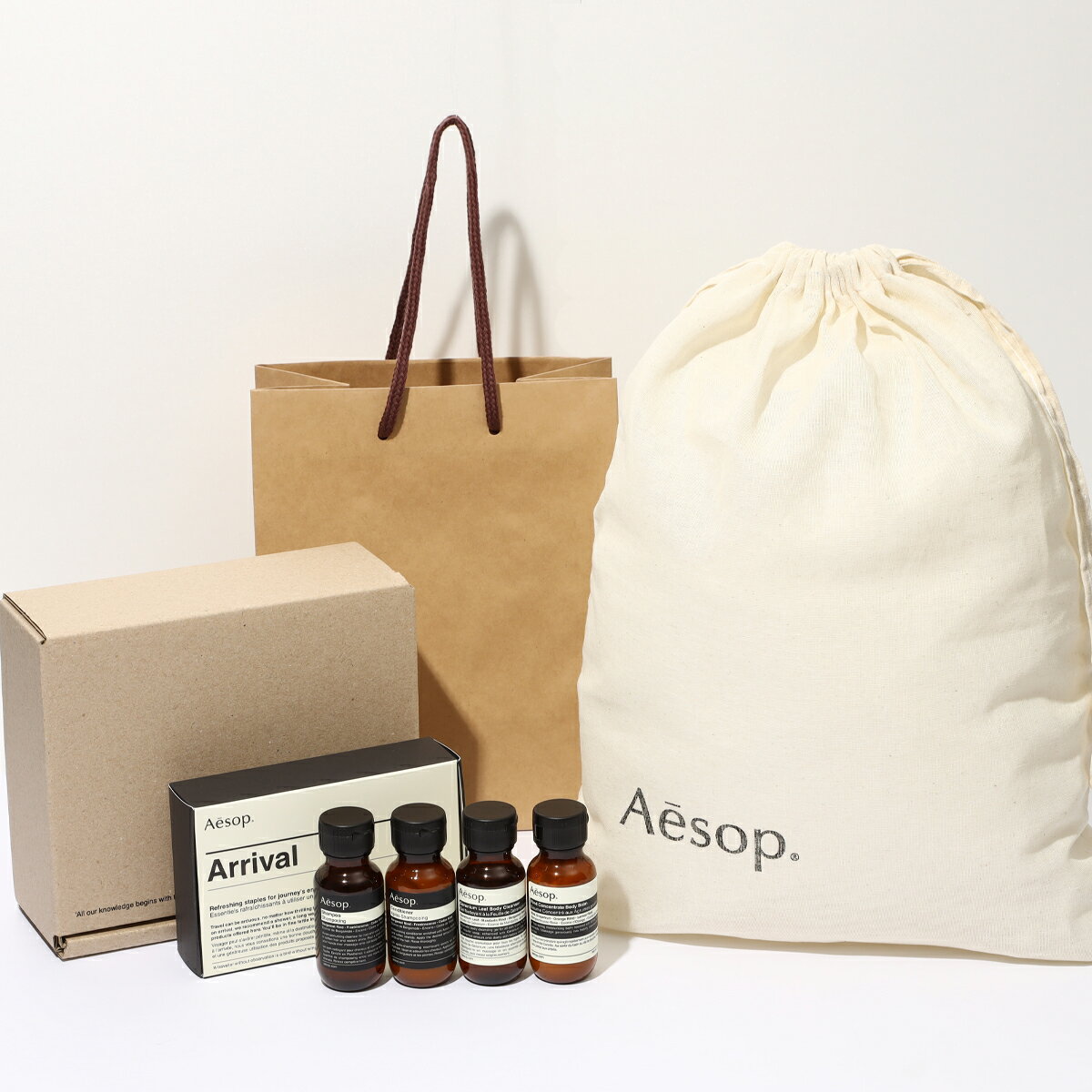 イソップ AESOP アライバルキット トラベル用品 ARRIVAL KIT シャンプー コンディショナー ボディクレ..