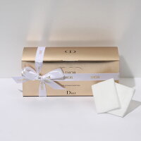 ディオール Dior コットン 100枚入 ロゴ入り オーガニック フェイシャルコットン プレゼントギフト プチギフトレディース