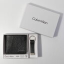 カルバンクライン Calvin Klein 財布 キーリング 31CK330014 二つ折り折り財布 メンズ カラビナ ホルダー CK 小銭入れ レザー 革 本革 ブランド ミニ財布 ミニウォレット おしゃれ ギフト プレゼント