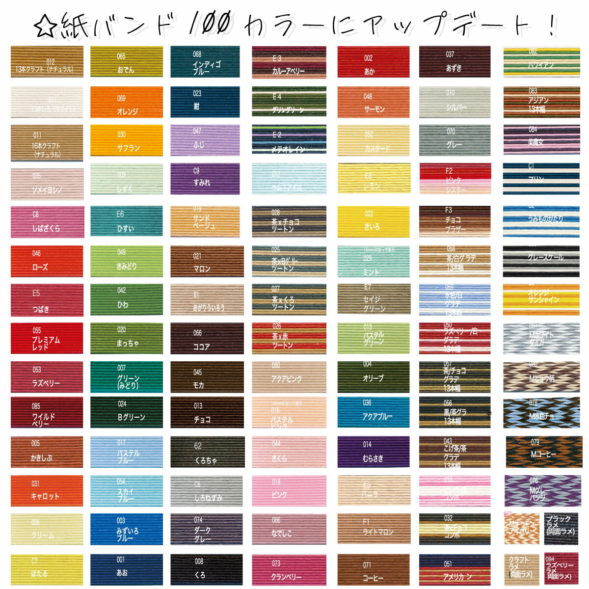 メーカー直販★あす楽【紙バンド】クラフトバンド [C1：301/3] マリン 30m (12本) 】/3980円以上で送料無料/紺屋商事12本併せ 紙バンド クラフトバンド/エコ クラフト エコ クラフトテープ　手芸 作る ほめられかご 花模様のかご 2