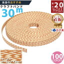 楽天No.1選べる100色】しなやか紙バンド高品質30mマーブル・サーモンアイボリー 紺屋商事製/製造直販だからしっかり製品保証付き/優しい手触りクラフトバンド...