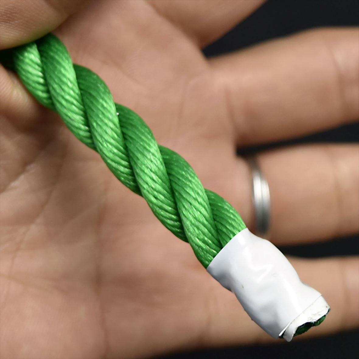 ロープ PE（ポリエチレン）ロープ緑