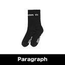 Paragraph GOTHIC LOGO SOCKS BLK