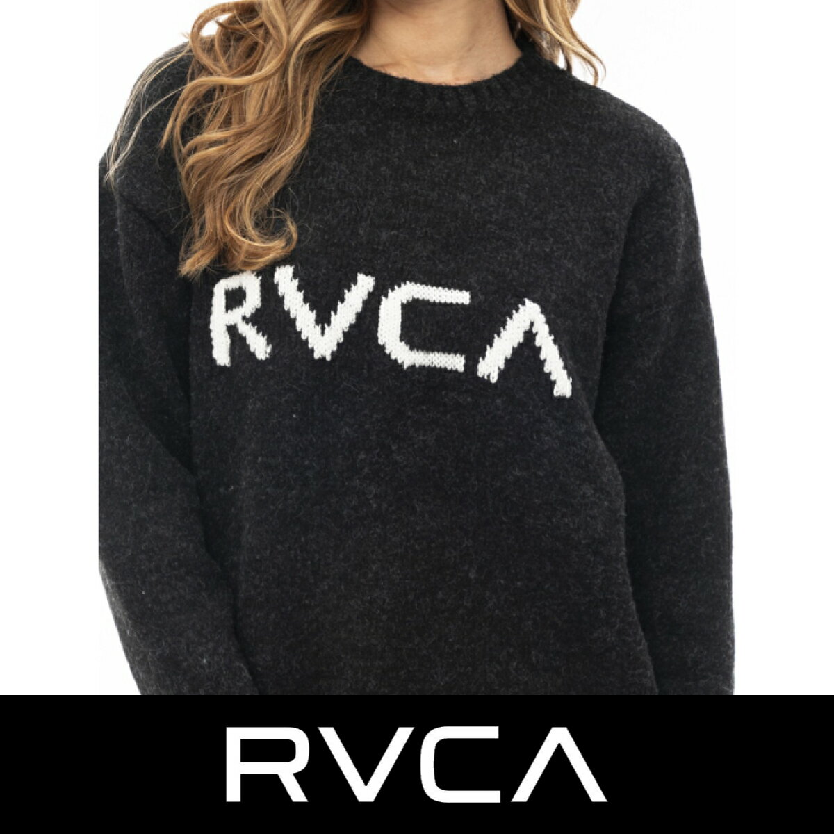 RVCA (ルーカ） BIG RVCA KNIT セーター【2023年秋冬モデル】2Color