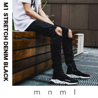 mnml ミニマル M1 STRETCH DENIM BLACK
