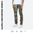 mnml ミニマル mnml Cargo Drawcord Pants CAMO