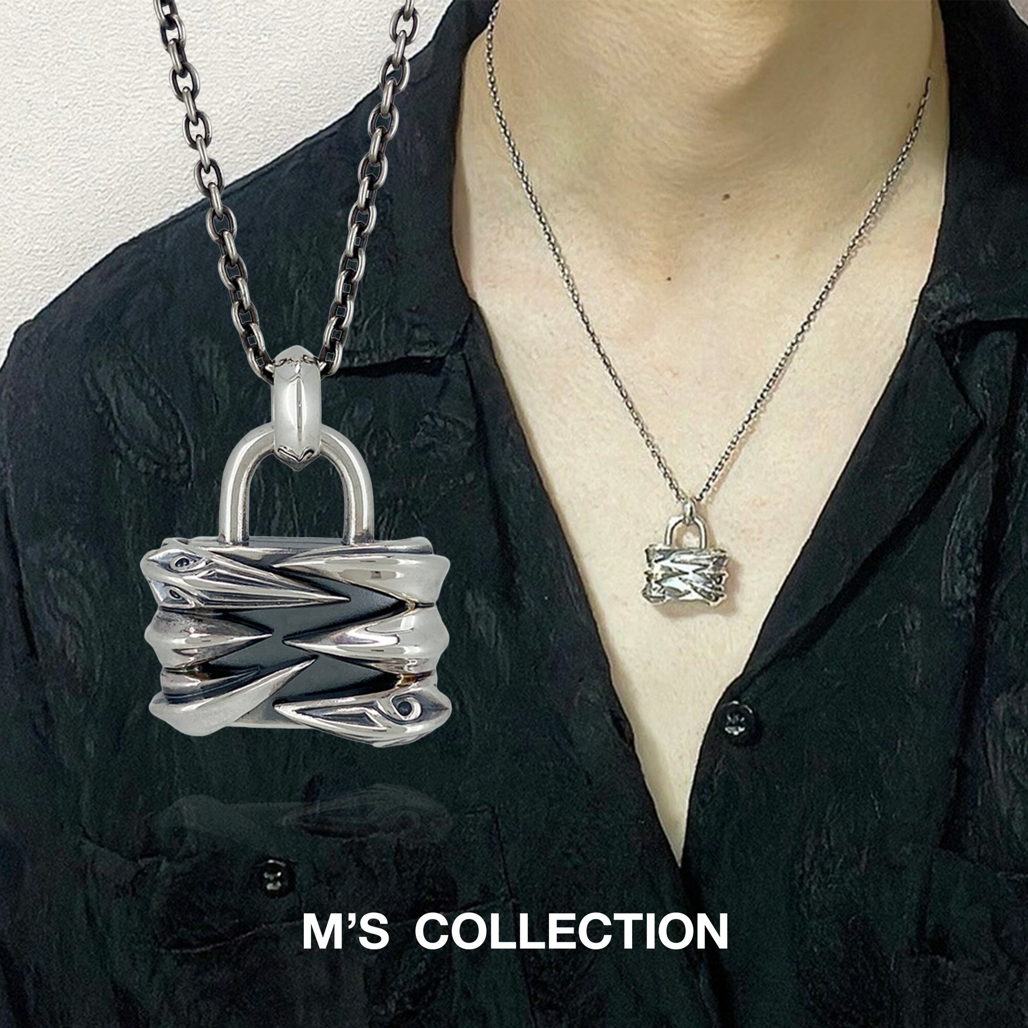 【公式エムズコレクション】【直営店】【M's Collection】テンタクルスパドロックネックレス