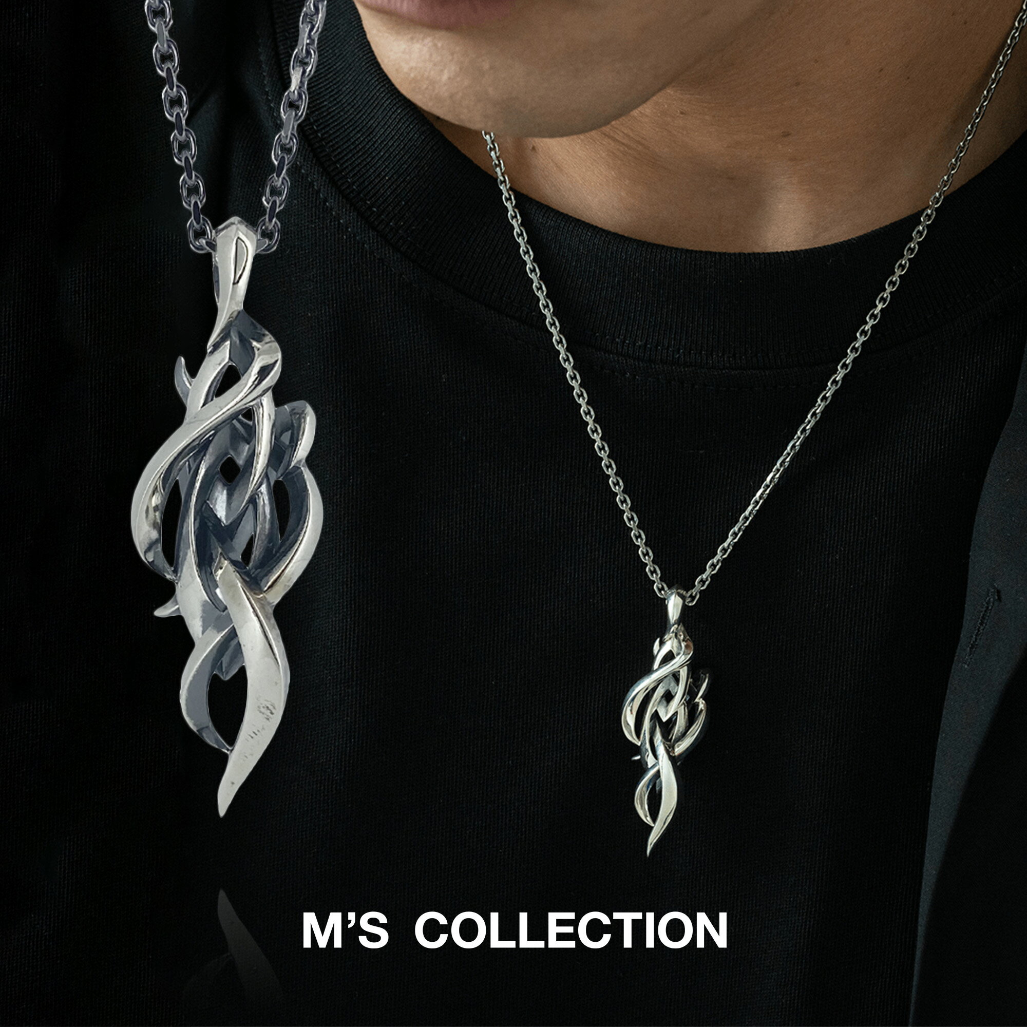 【公式エムズコレクション】【直営店】【M's Collection】TENTACLES EDITION SHARP DOBLE RING PENDANT