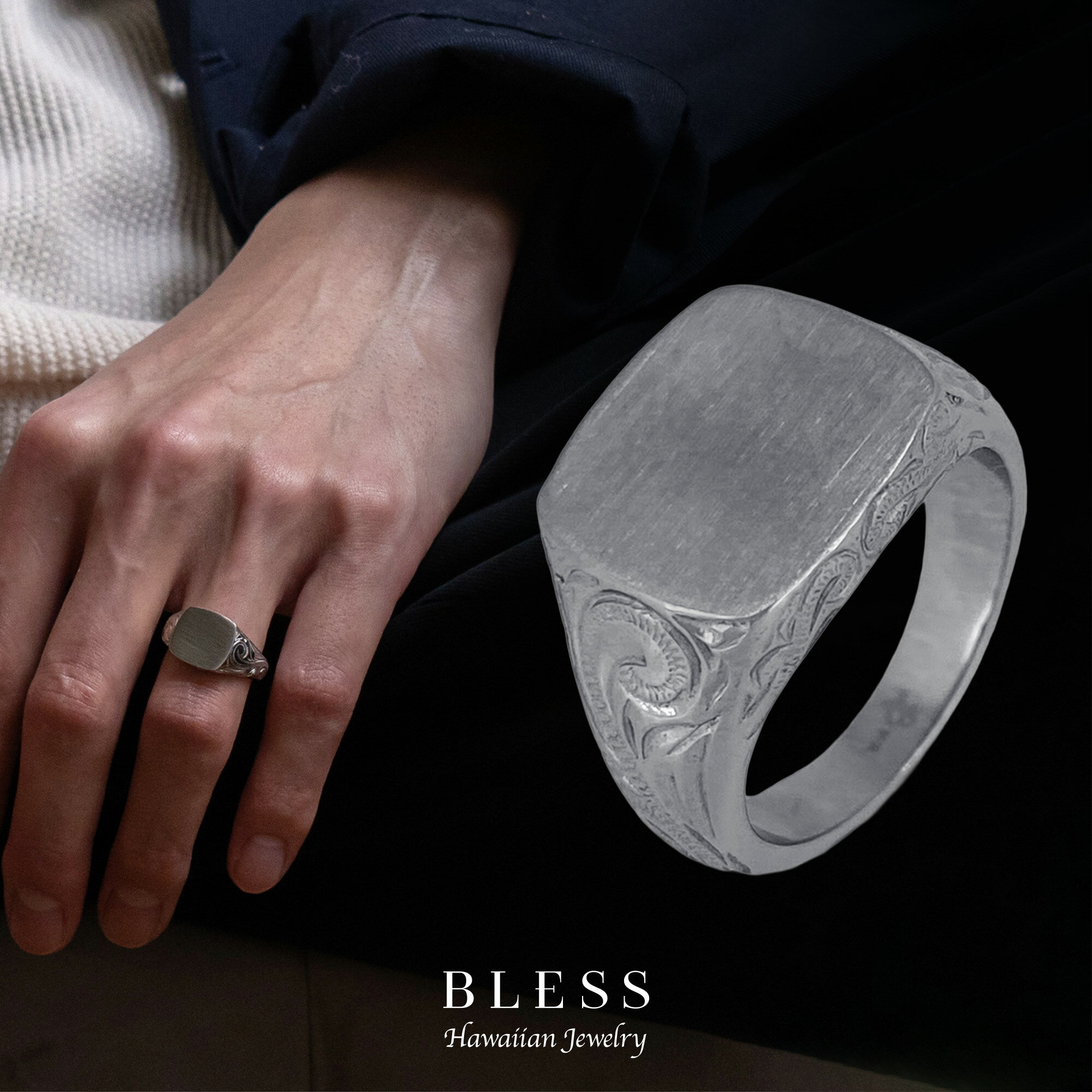 ハワイアンジュエリーリング【ステンレス リング レディース メンズ BLESS ブレス ハワイアンジュエリー】