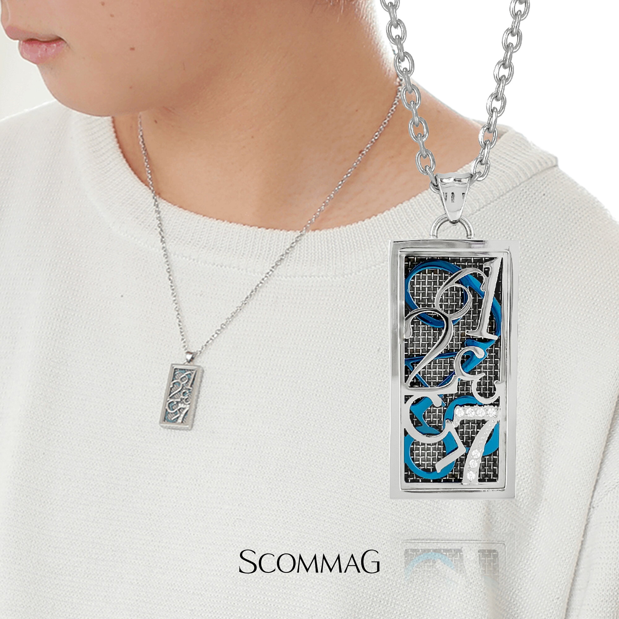 樂天商城 - ナンバーフレグランスネックレス【ステンレス ネックレス レディース メンズ SCOMMAG エスカマジー】