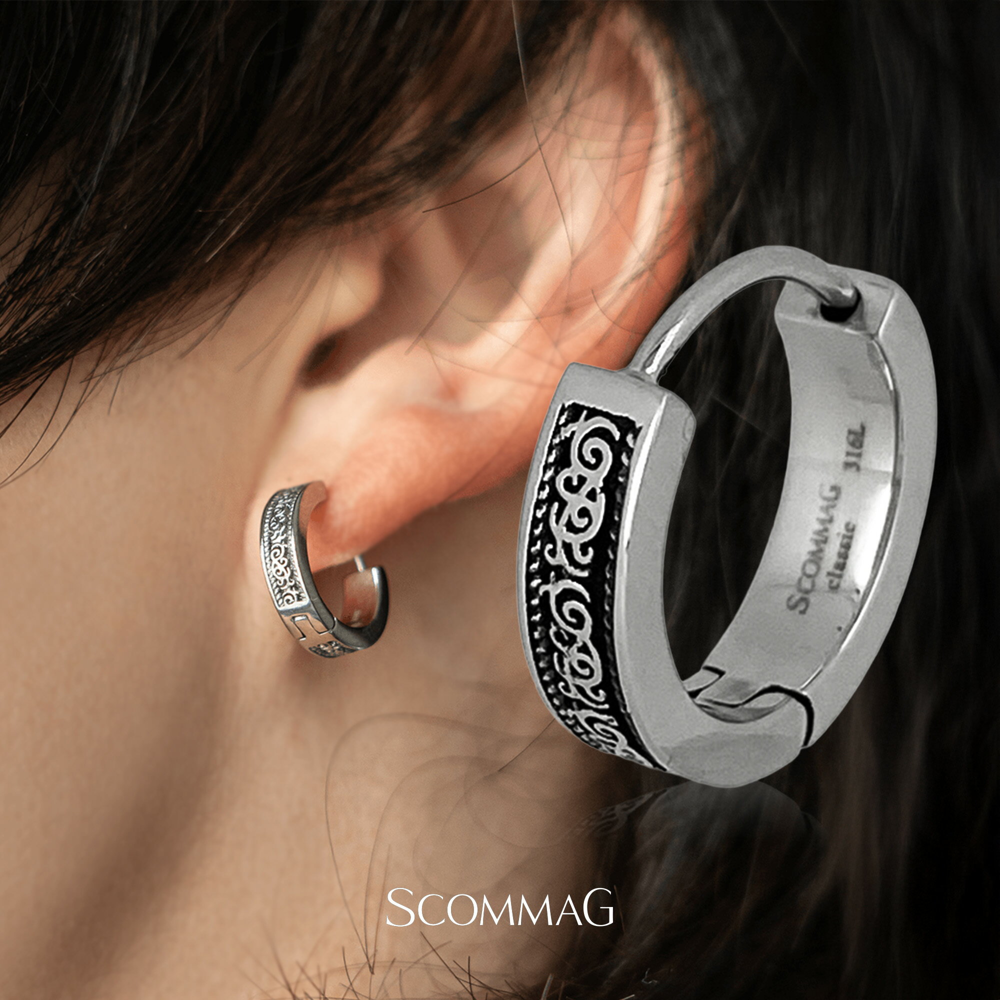 楽天市場】scommag ピアスの通販