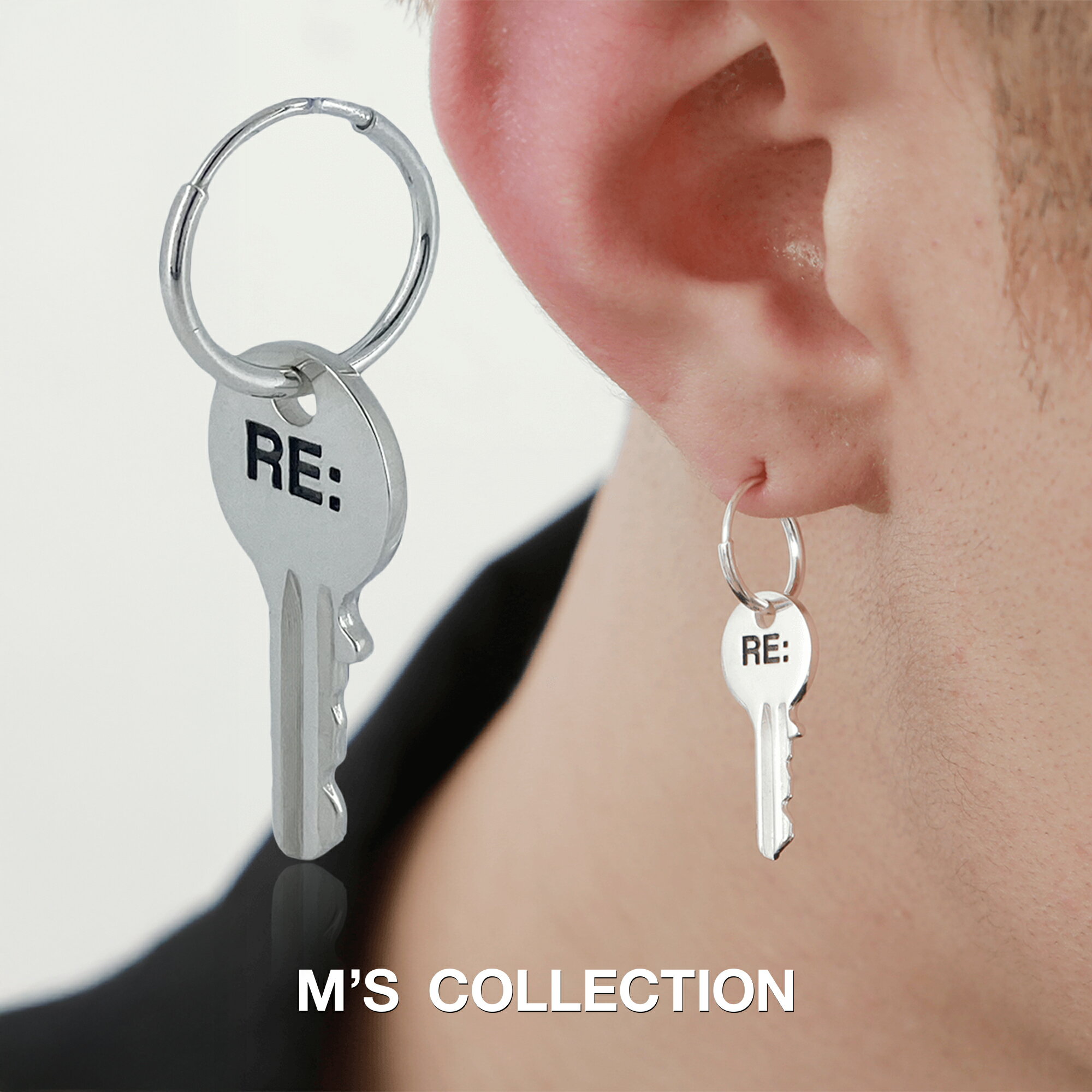 【公式エムズコレクション】【直営店】【M's collection】OFF THE WALL RE: KEY HOOP PIERCE(片耳用)