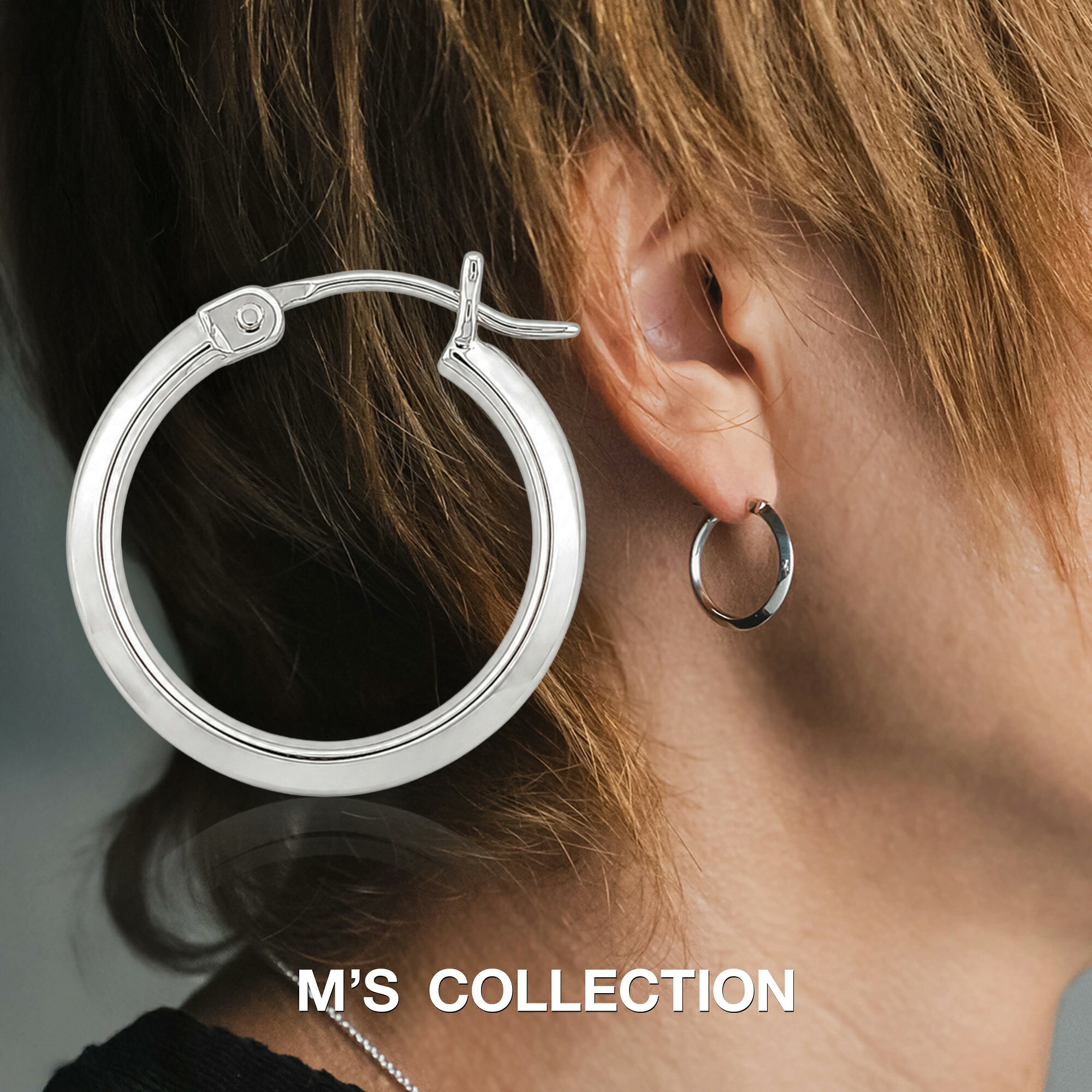 【公式エムズコレクション】【直営店】【M's Collection】FINE TRIANGLE WIRE HOOP...