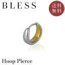 フープピアス(片耳用)【ステンレス/ピアス/メンズ /レディース/BLESS/ブレス/ゴールドカラー】