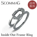 【10%OFFクーポンあり】インサイドアウトフレームリング 【ステンレス リング メンズ レディース SCOMMAG エスカマジー】