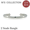 【公式エムズコレクション】【直営店】【M's Collection】【SENSE2020年6月号掲載】TRIPLE X 2 STUDS BANGLE