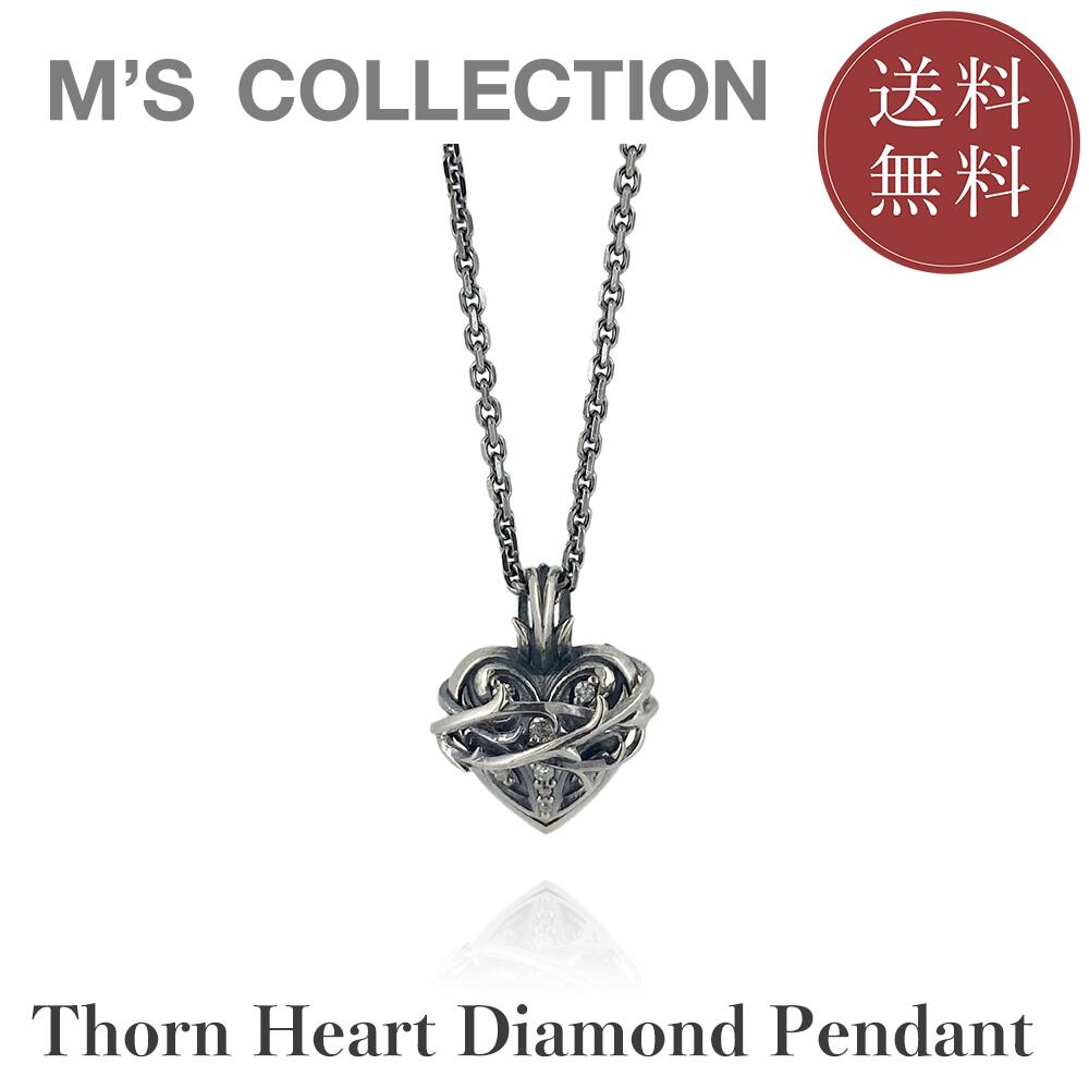 樂天商城 - 【公式エムズコレクション】【直営店】【M's Collection】THORN HEART DIAMOND PENDANT M