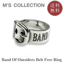 【公式エムズコレクション】【直営店】【M's Collection】OFF THE WALL BAND OF OUTSIDERS BELT FREE RING