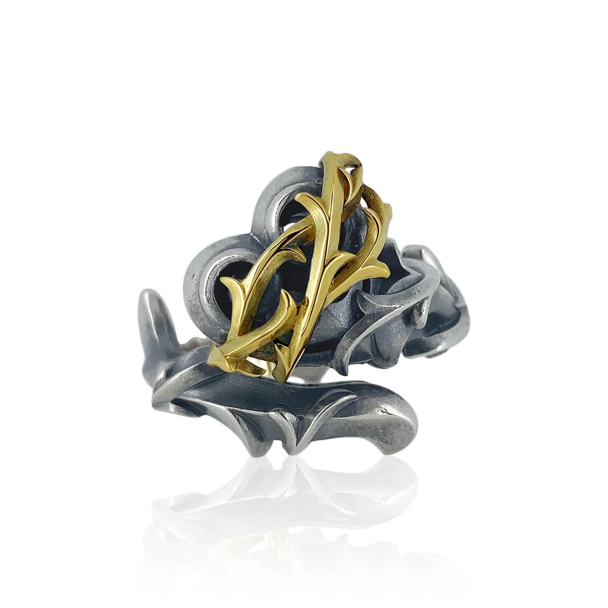 【公式エムズコレクション】【直営店】【M's Collection】THORN HEART RING K10YG ...
