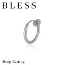 フープイヤリング(片耳用)【ステンレス イヤリング メンズ レディース BLESS ブレス】(4)