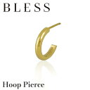 フープピアス(片耳用)【【ステンレス ピアス メンズ レディース BLESS ブレス ゴールドカラー】