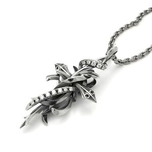 【エムズコレクションM'scollection】シルバーペンダントクロスメンズジュエリーギフト父の日アクセサリージルコニアsilver925シルバー925ネックレス送料無料チェーン付きセット記念日ラッピング包装XP-001【楽ギフ_包装】10P13Dec14