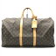 【中古】良品 LOUIS VUITTON ルイヴィトン モノグラム キーポル55 ボストン ハンド バッグ a2430