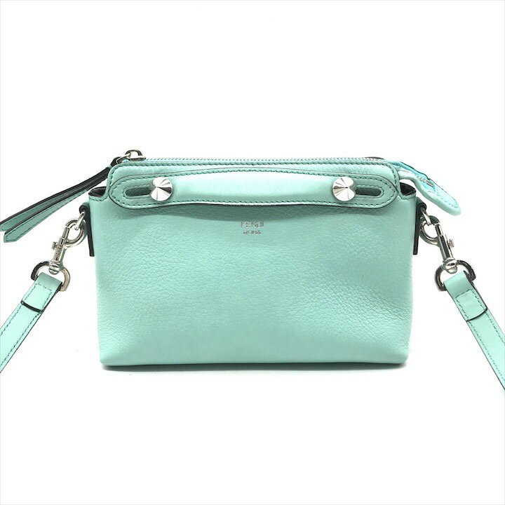 【中古】良品 FENDI フェンディ レザー バイザウェイ ミニ 2WAY ハンド ショルダー バッグ レディース k1581