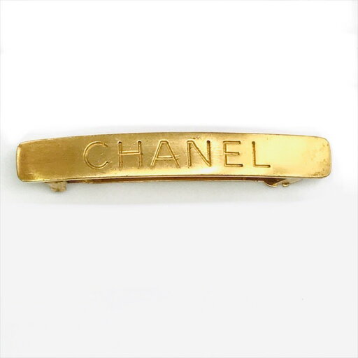 【中古】CHANEL シャネル ロゴ バレッタ 髪飾り ヘアアクセサリー ゴールド k3083 【中古】CHANEL シャネル ロゴ バレッタ 髪飾り ヘアアクセサリー ゴールド k3083