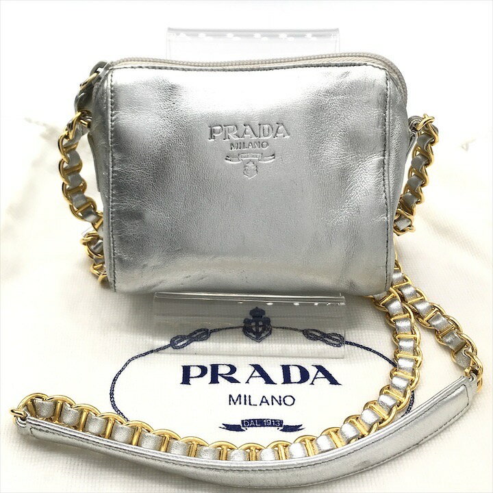 楽天市場】PRADA プラダ ショルダー(カラーゴールド)(バッグ 楽天市場】PRADA プラダ ショルダー(カラーゴールド)(バッグ
