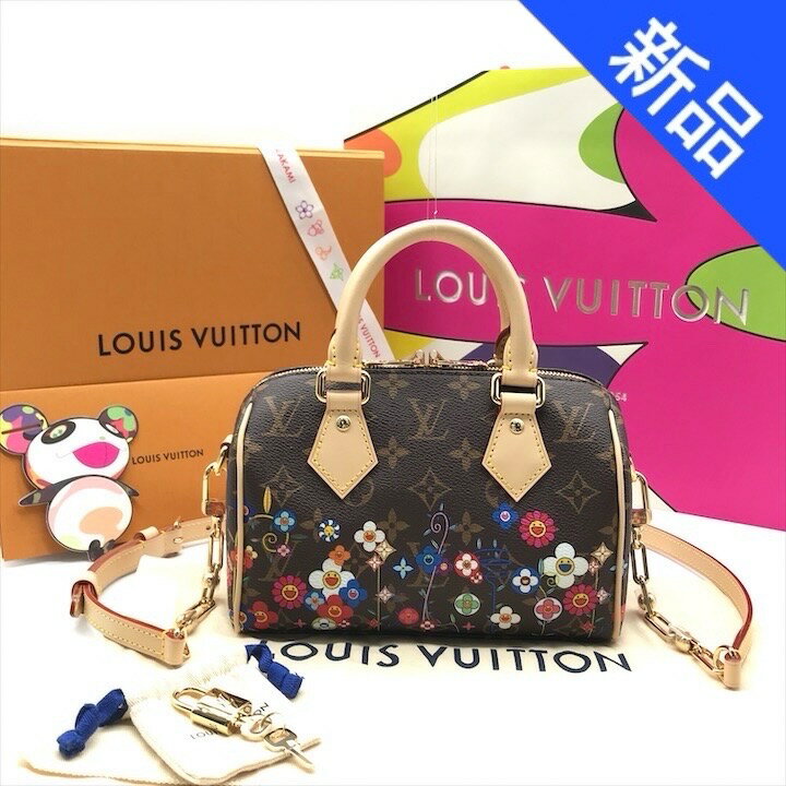 【限定コラボ】LV× 村上隆 キーポル バンドリエール 45 LV×TM キーポル・バンドリエール 45」M14182「ヴィトン×村上隆