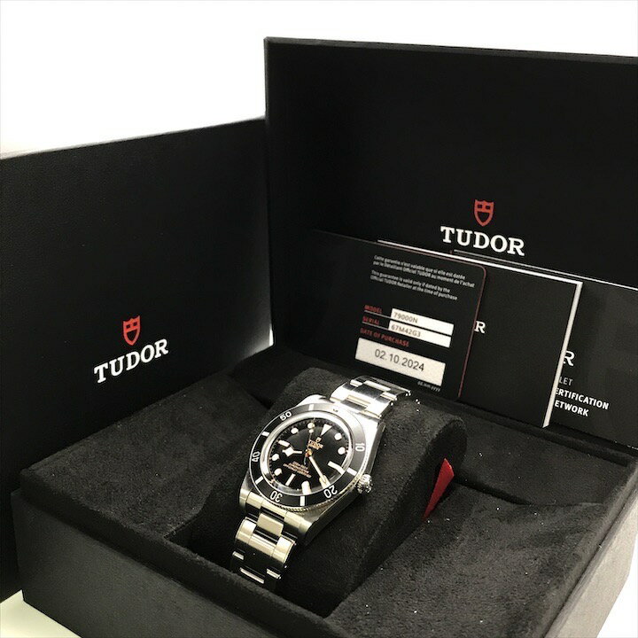 【中古】保管品 TUDOR チューダー チュードル ブラックベイ 79000N 自動巻き メンズ 腕時計 ウォッチ シルバー a7613