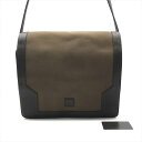 【中古】美品 Dunhill ダンヒル ショルダー バッグ 斜め掛け メンズ キャンバス レザー ブラウン ブランド かばん 鞄 k5591(4)