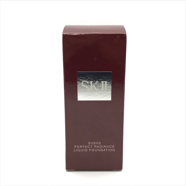 【中古】新品未使用 SK-2 サインズ パーフェクト ラディアンス リクィッド ファンデーション 320 クリア オークル 25ml 化粧品 コスメ m14441